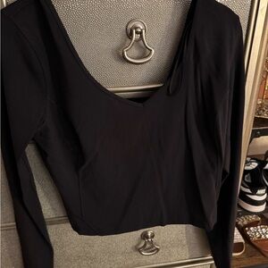 Lululemon Athletica Black Long Sleeve Top
